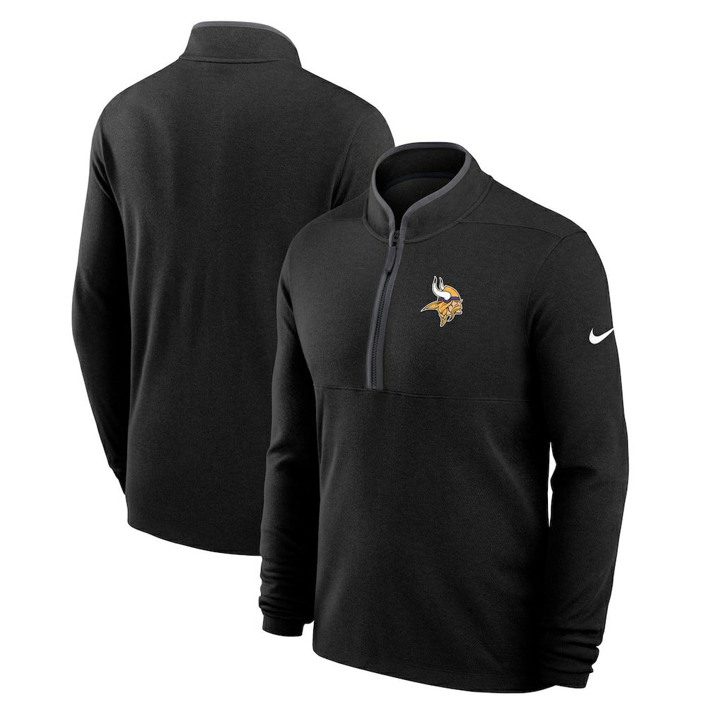 Minnesota Vikings Lightweight Victory Dri-FIT Half-Zip Pullover Black | Nike for Sale