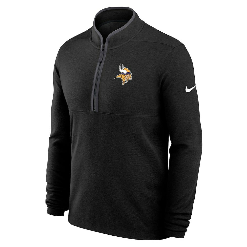 Minnesota Vikings Lightweight Victory Dri-FIT Half-Zip Pullover Black | Nike for Sale