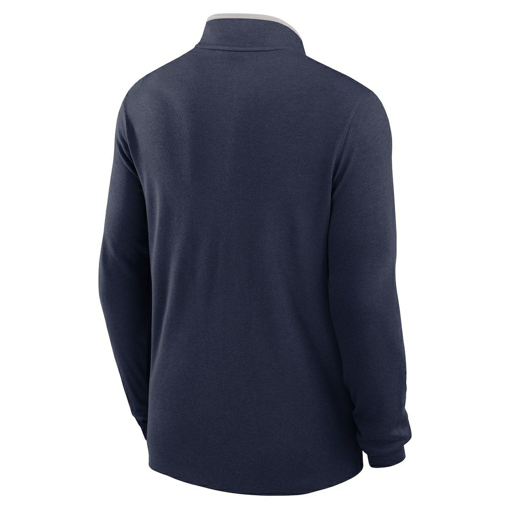 New England Patriots Lightweight Victory Dri-FIT Half-Zip Pullover Navy | Nike for Sale