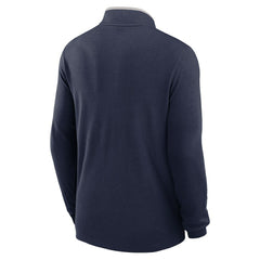 New England Patriots Lightweight Victory Dri-FIT Half-Zip Pullover Navy | Nike for Sale