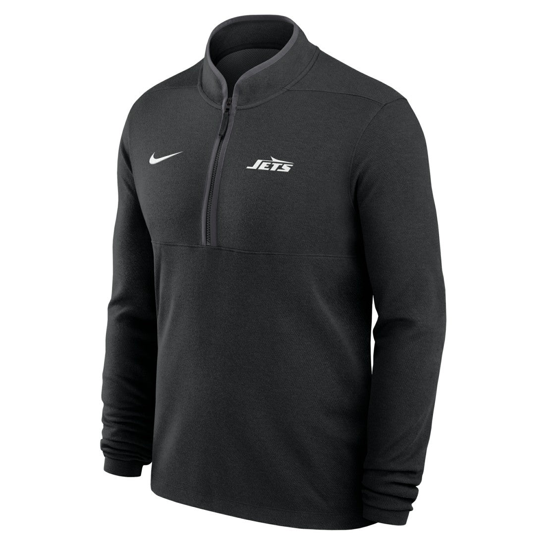 New York Jets Lightweight Victory Dri-FIT Half-Zip Pullover Black | Nike for Sale