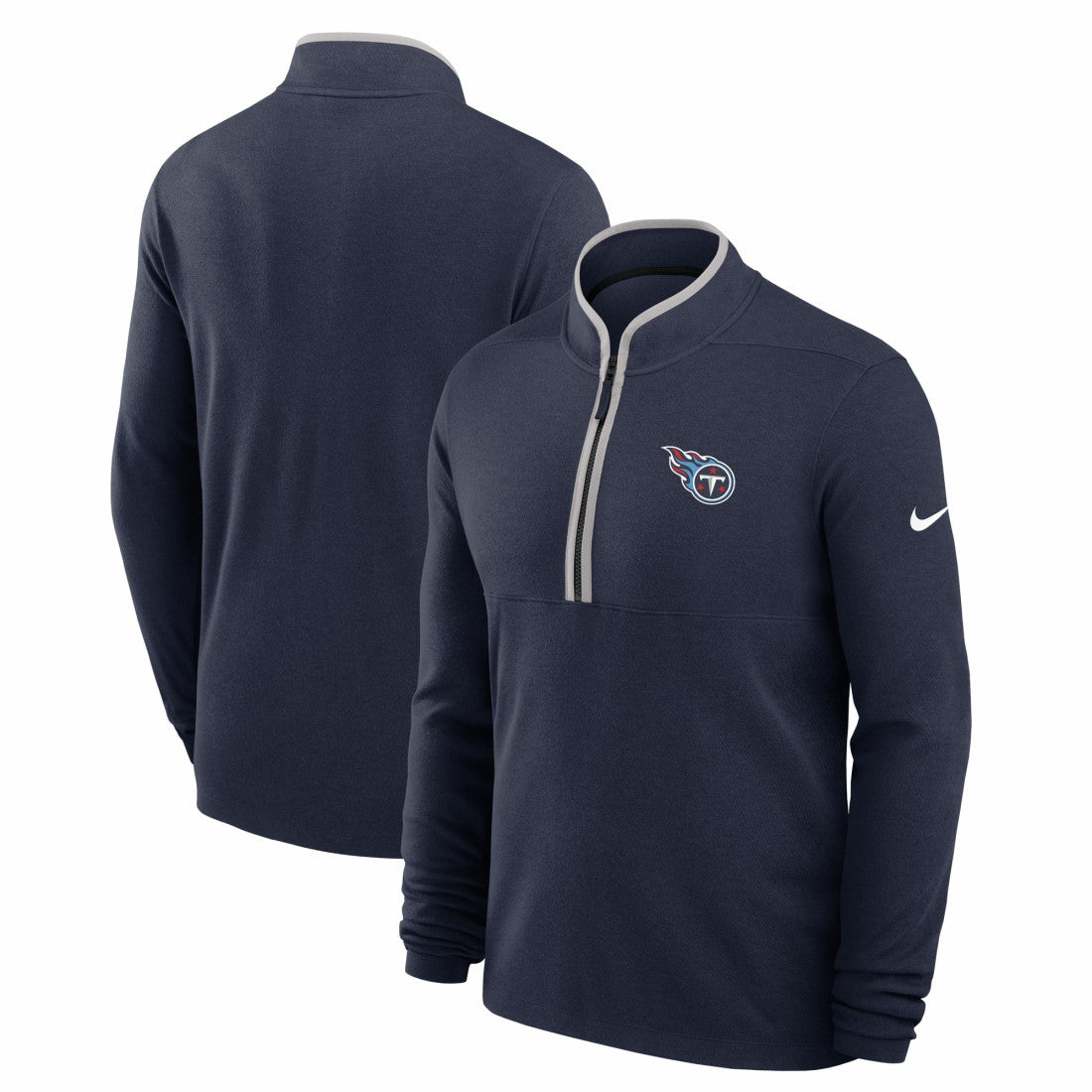 Tennessee Titans Lightweight Victory Dri-FIT Half-Zip Pullover Navy | Nike for Sale