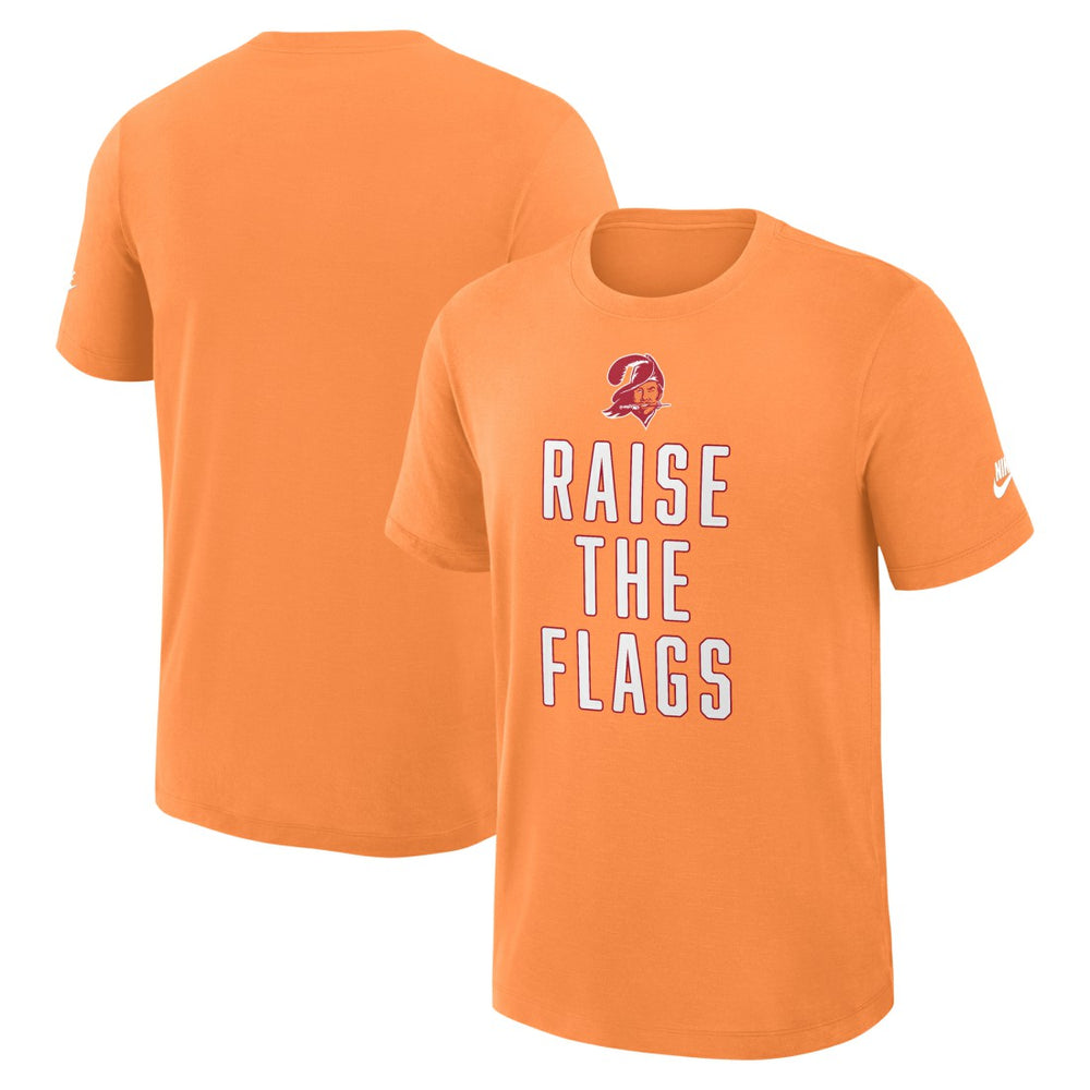 Tampa Bay Buccaneers Rewind Slub Dri-FIT T-Shirt Orange | Nike for Sale