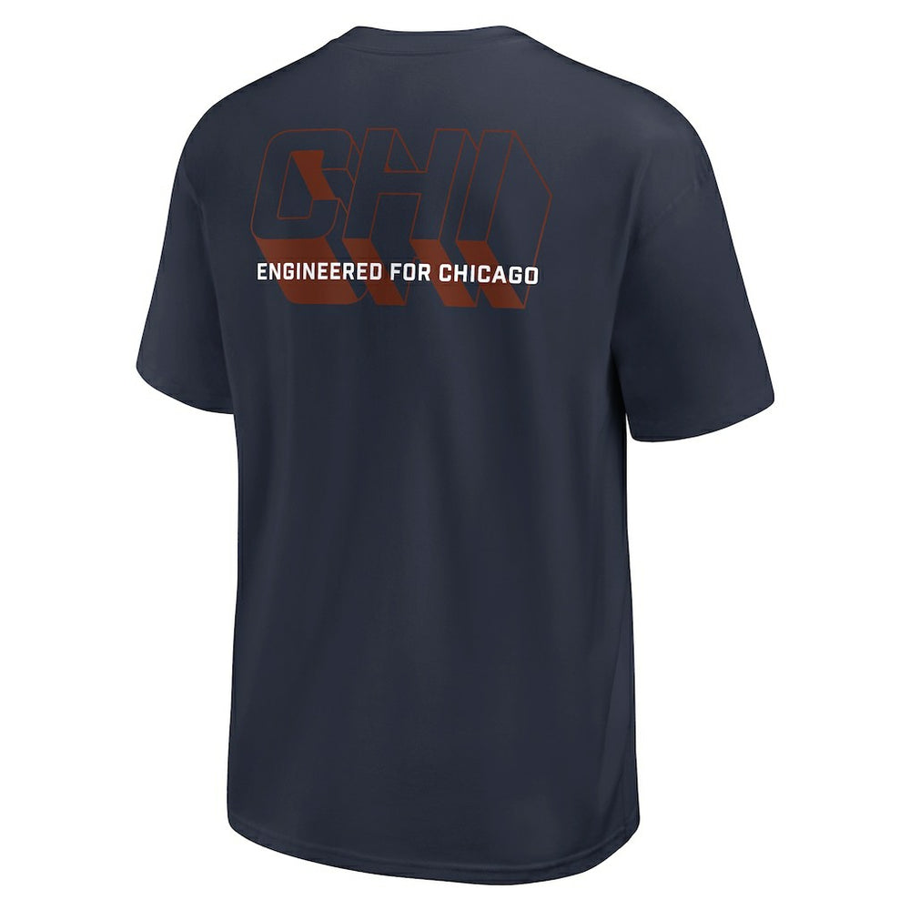 Chicago Bears Dominate The Game Essential Max90 T-Shirt Navy | Nike for Sale
