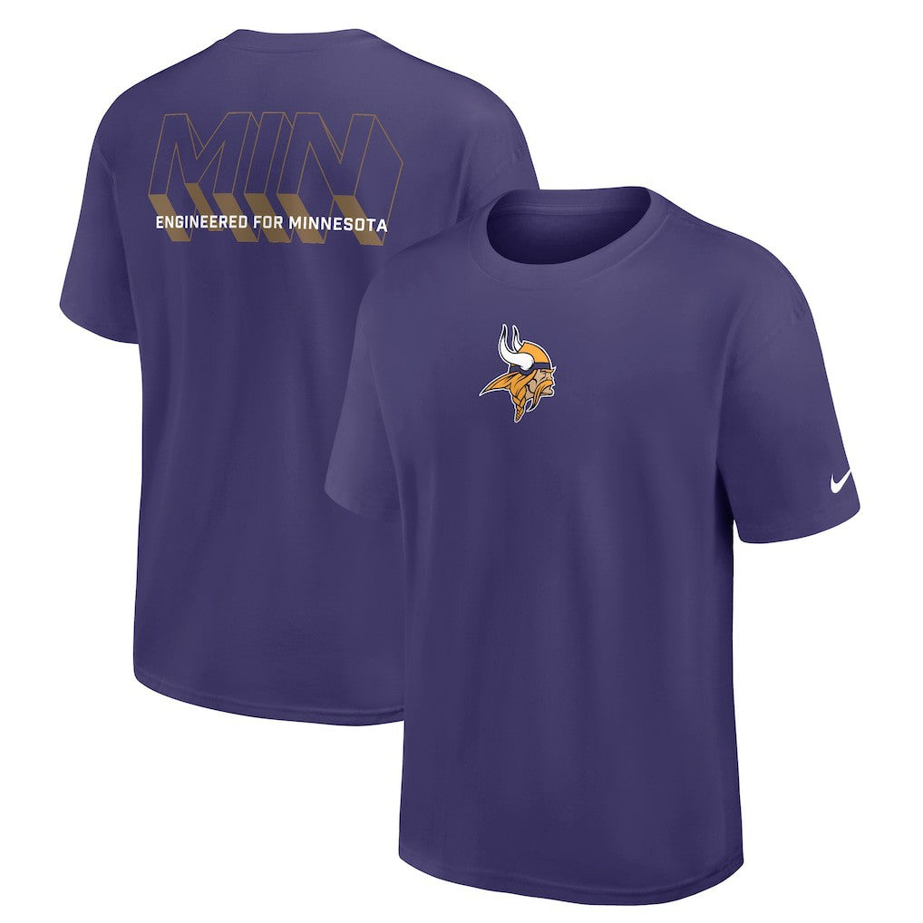 Minnesota Vikings Dominate The Game Essential Max90 T-Shirt Purple | Nike for Sale
