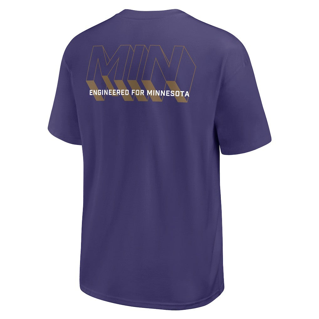 Minnesota Vikings Dominate The Game Essential Max90 T-Shirt Purple | Nike for Sale
