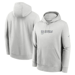 Las Vegas Raiders Edge Pack French Terry Club Pullover Hoodie Gray | Nike for Sale