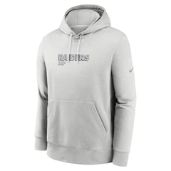 Las Vegas Raiders Edge Pack French Terry Club Pullover Hoodie Gray | Nike for Sale