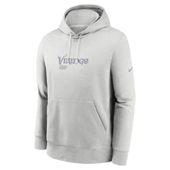 Minnesota Vikings Edge Pack French Terry Club Pullover Hoodie Gray | Nike for Sale