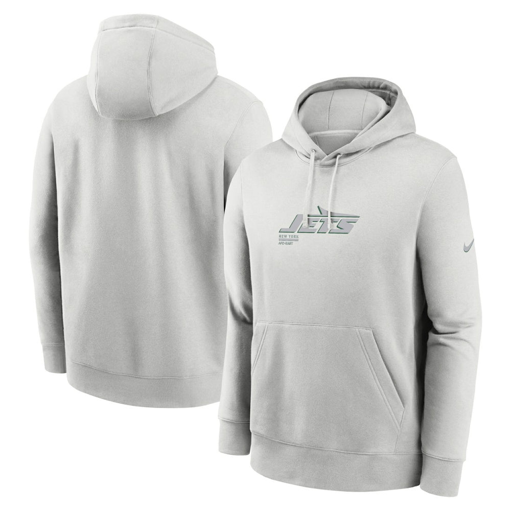 New York Jets Edge Pack French Terry Club Pullover Hoodie Gray | Nike for Sale