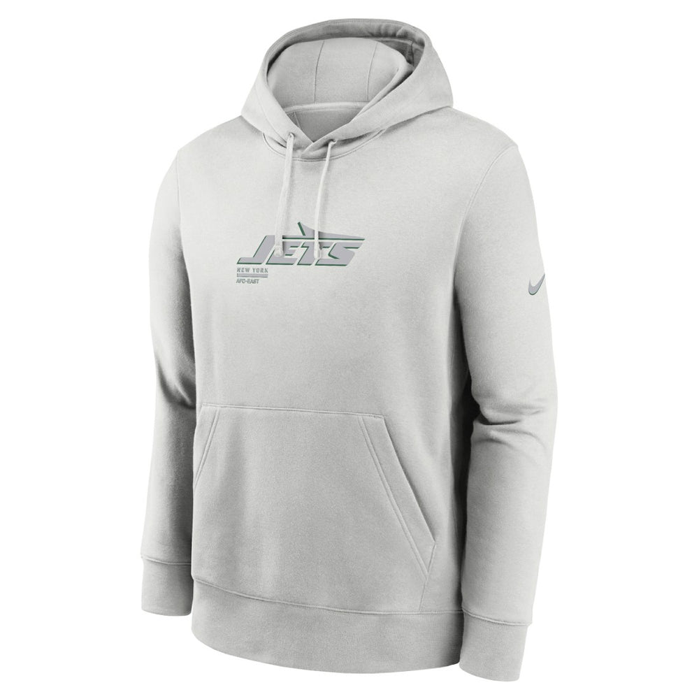 New York Jets Edge Pack French Terry Club Pullover Hoodie Gray | Nike for Sale