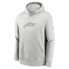 New York Jets Edge Pack French Terry Club Pullover Hoodie Gray | Nike for Sale