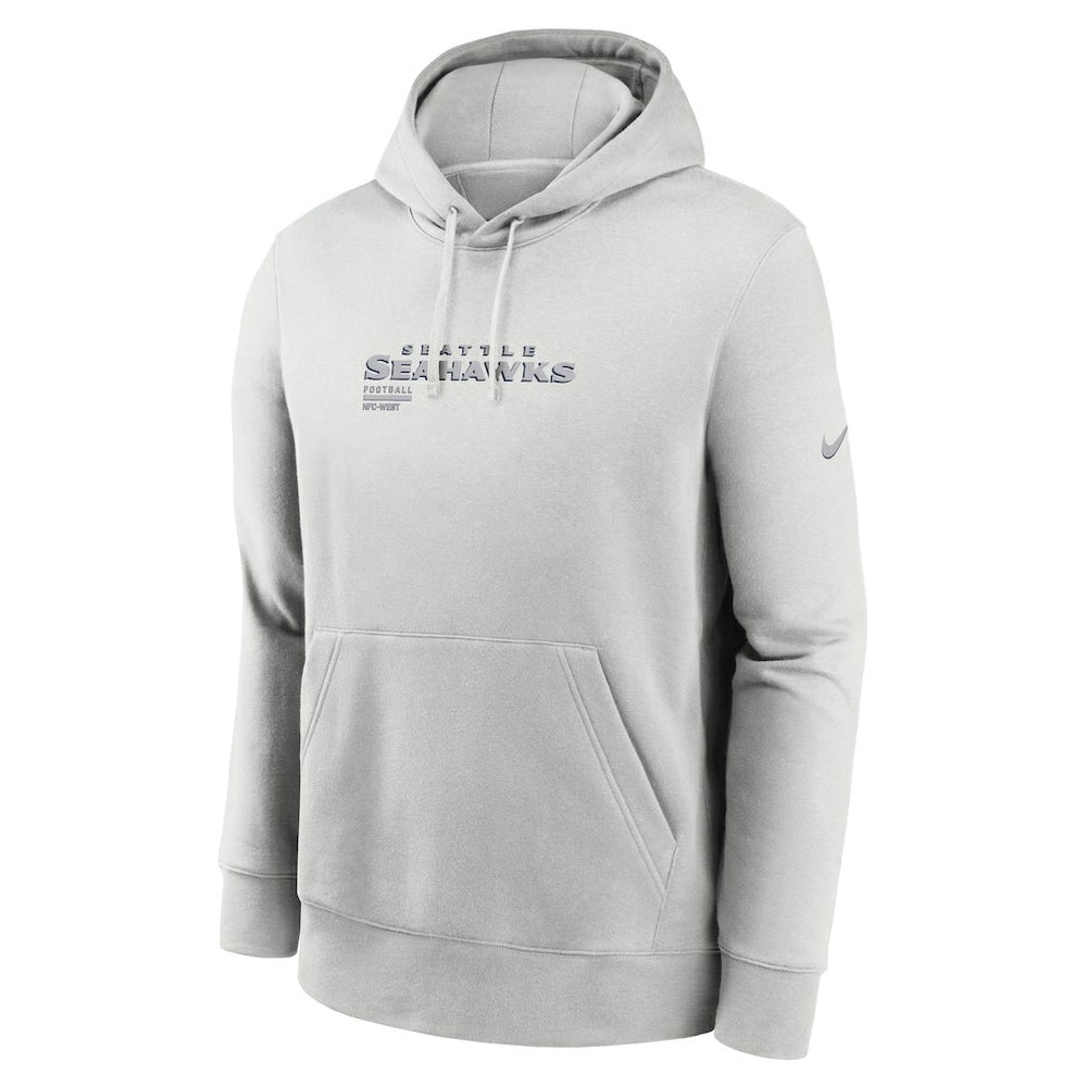Seattle Seahawks Edge Pack French Terry Club Pullover Hoodie Gray | Nike for Sale