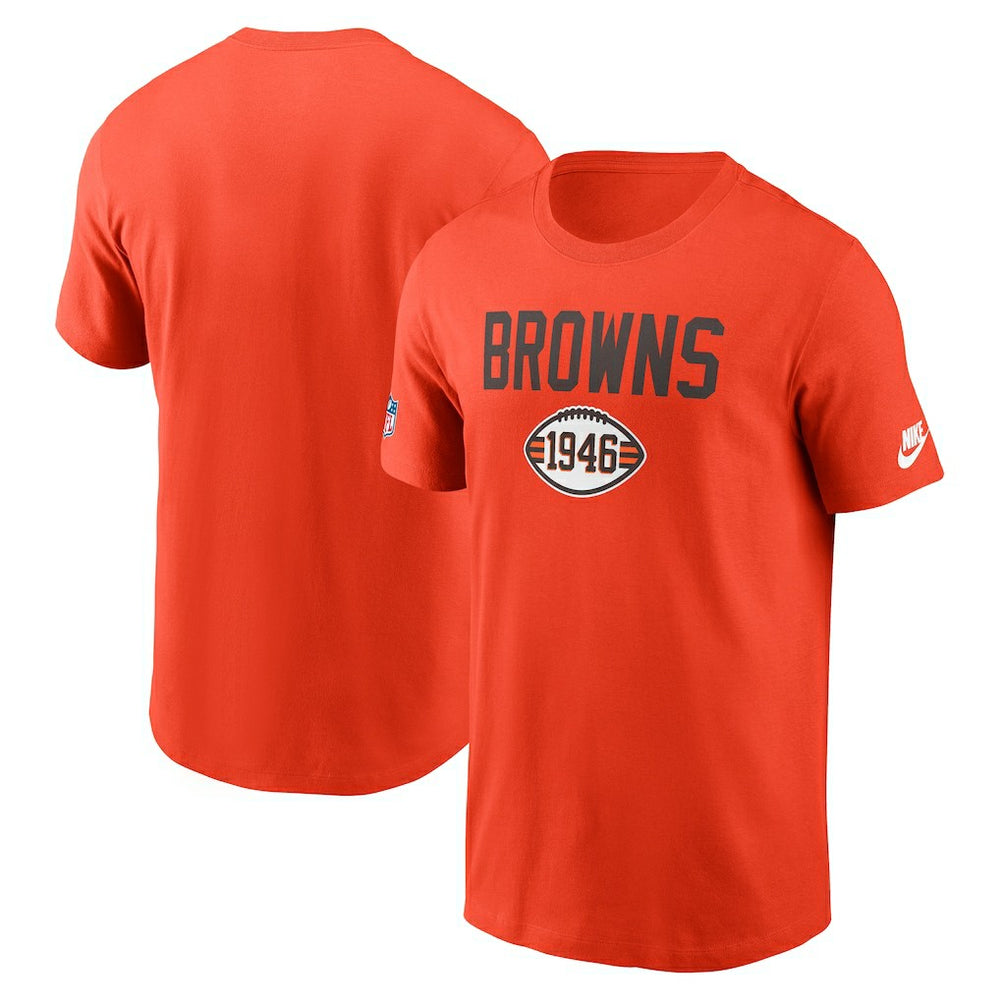 Cleveland Browns Alt Pack Onside Conversion Performance T-Shirt Orange | Nike for Sale