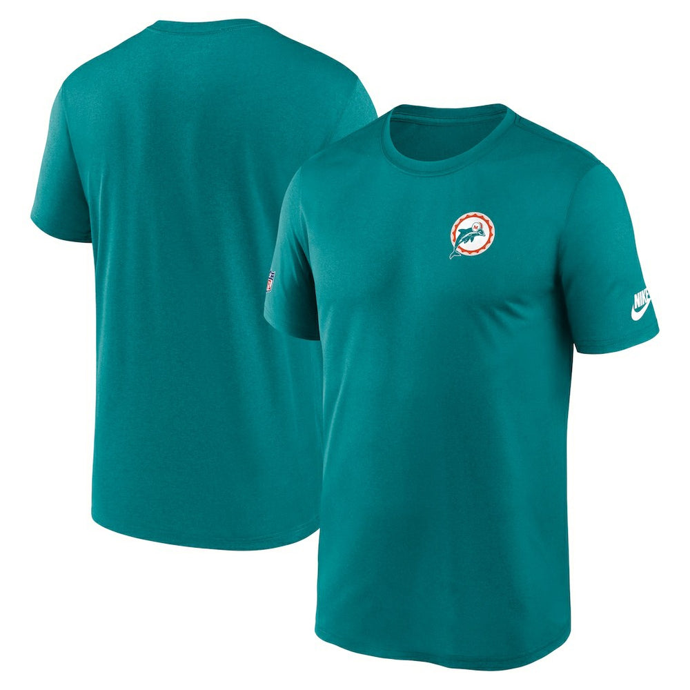 Miami Dolphins Sideline Alt Pack Legend Dri-FIT T-Shirt Aqua | Nike for Sale