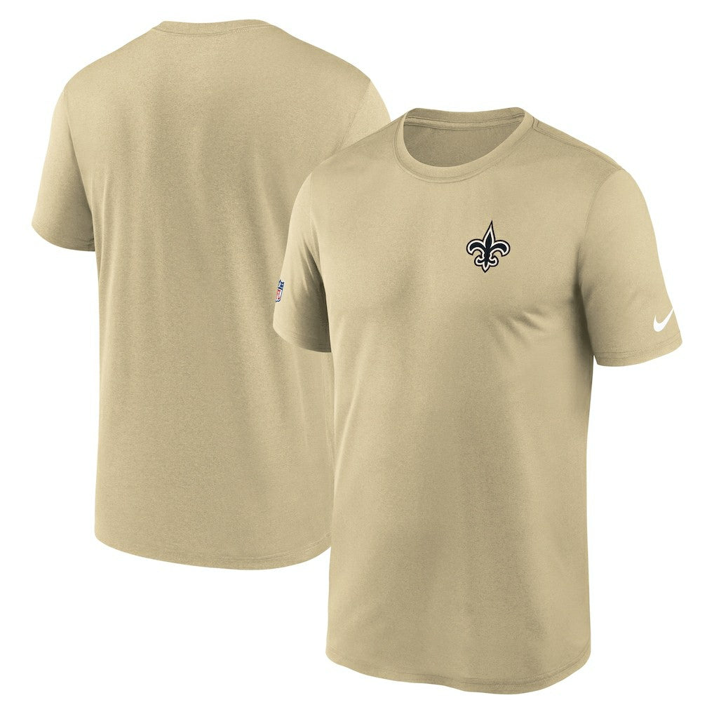 New Orleans Saints Sideline Alt Pack Legend Dri-FIT T-Shirt Gold | Nike for Sale