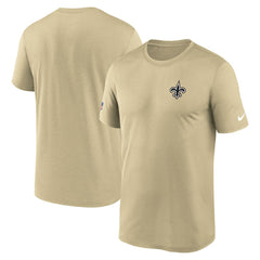 New Orleans Saints Sideline Alt Pack Legend Dri-FIT T-Shirt Gold | Nike for Sale
