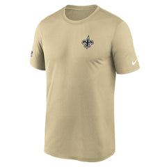 New Orleans Saints Sideline Alt Pack Legend Dri-FIT T-Shirt Gold | Nike for Sale