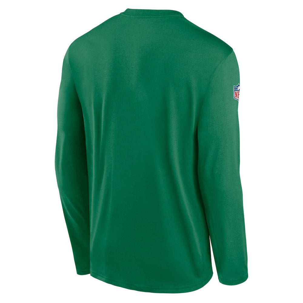 Philadelphia Eagles Legend Small Logo Dri-FIT Long Sleeve T-Shirt Kelly Green | Nike for Sale