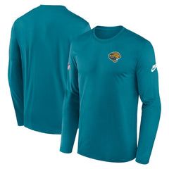 Jacksonville Jaguars Legend Small Logo Dri-FIT Long Sleeve T-Shirt Teal | Nike for Sale