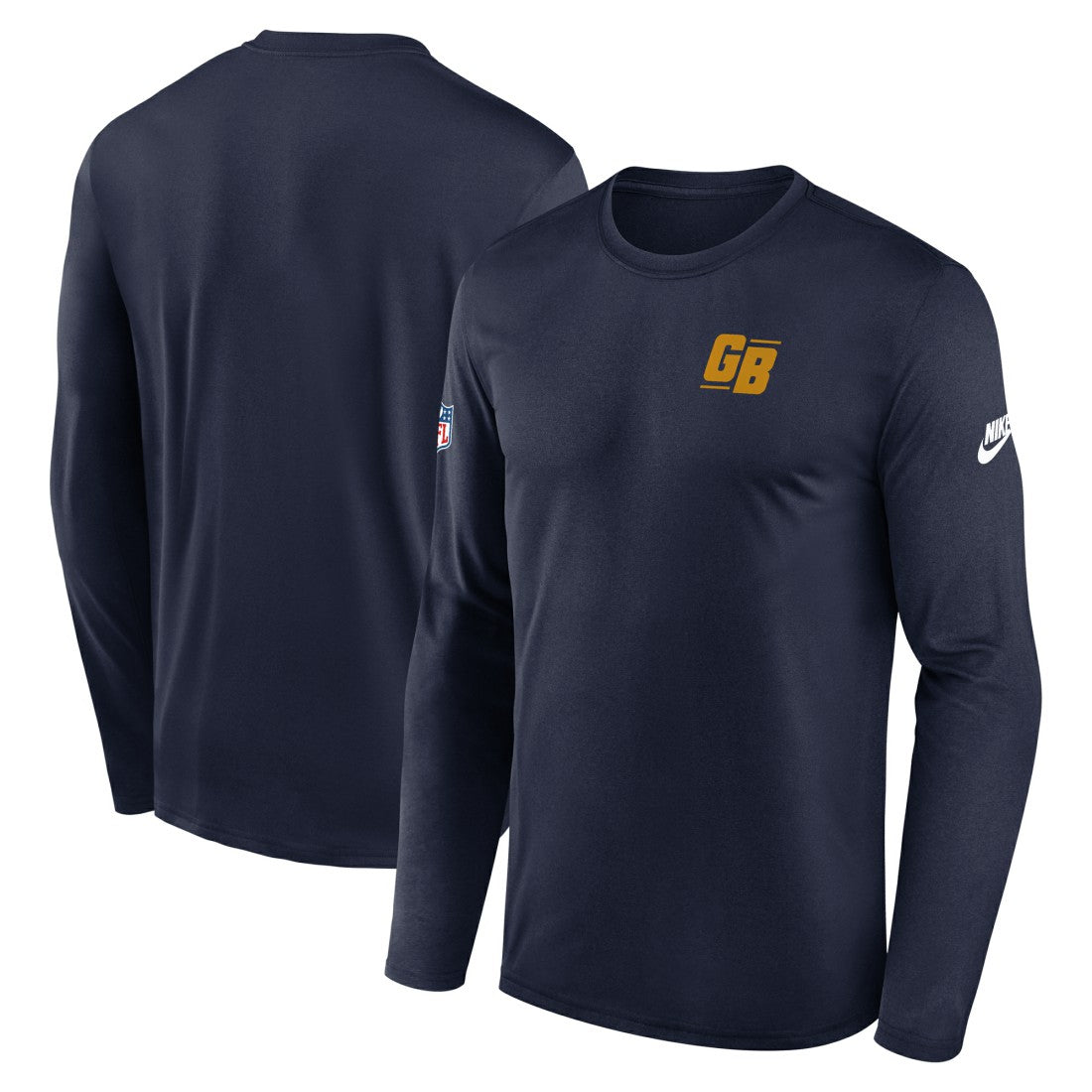 Green Bay Packers Legend Small Logo Dri-FIT Long Sleeve T-Shirt Navy | Nike for Sale