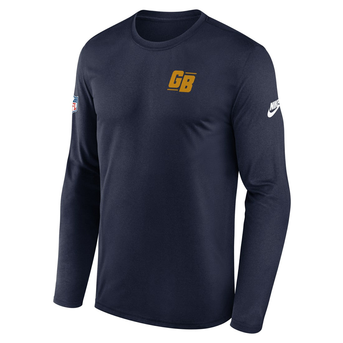 Green Bay Packers Legend Small Logo Dri-FIT Long Sleeve T-Shirt Navy | Nike for Sale