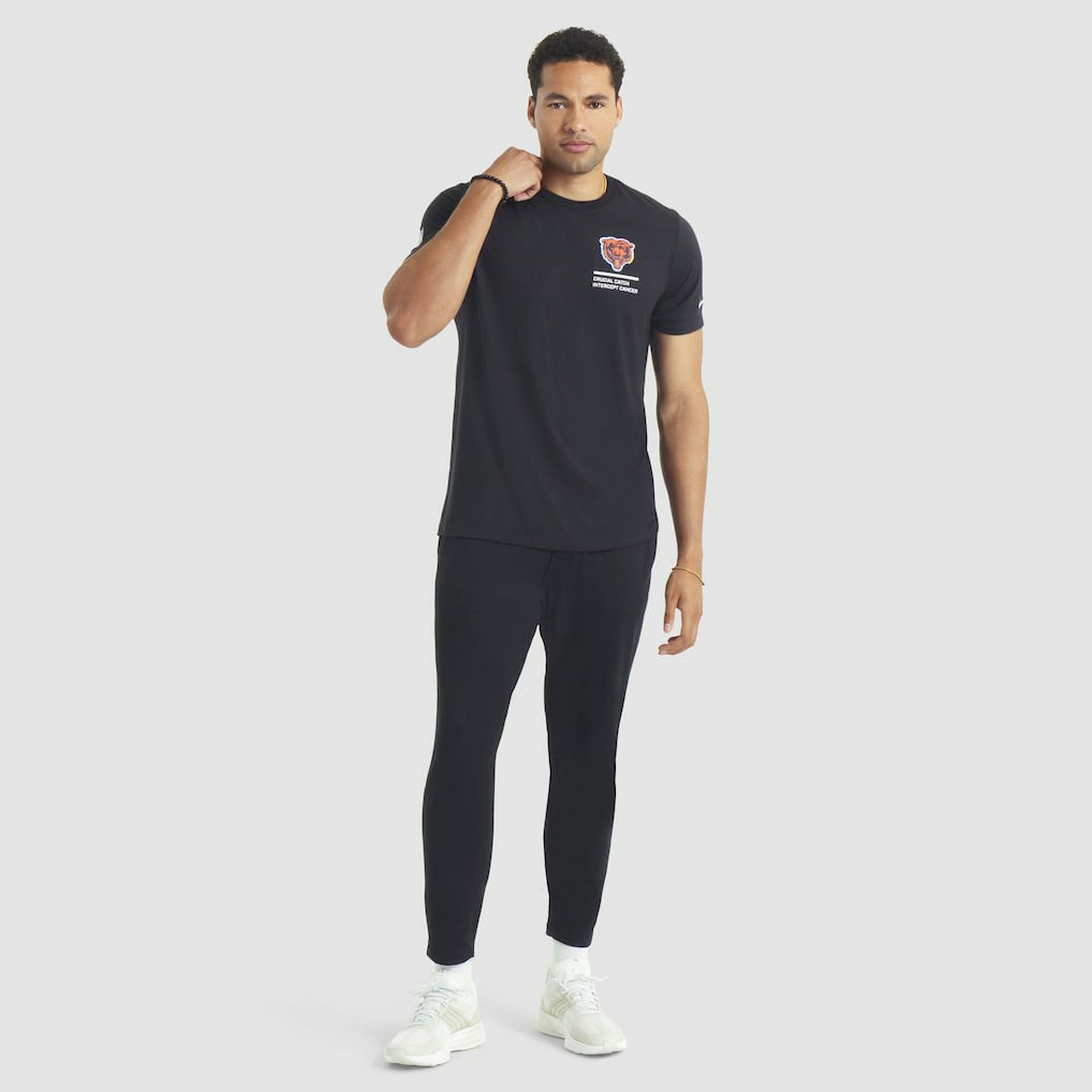 Chicago Bears 2025 NFL Crucial Catch Tri-Blend Dri-FIT T-Shirt Black | Nike for Sale