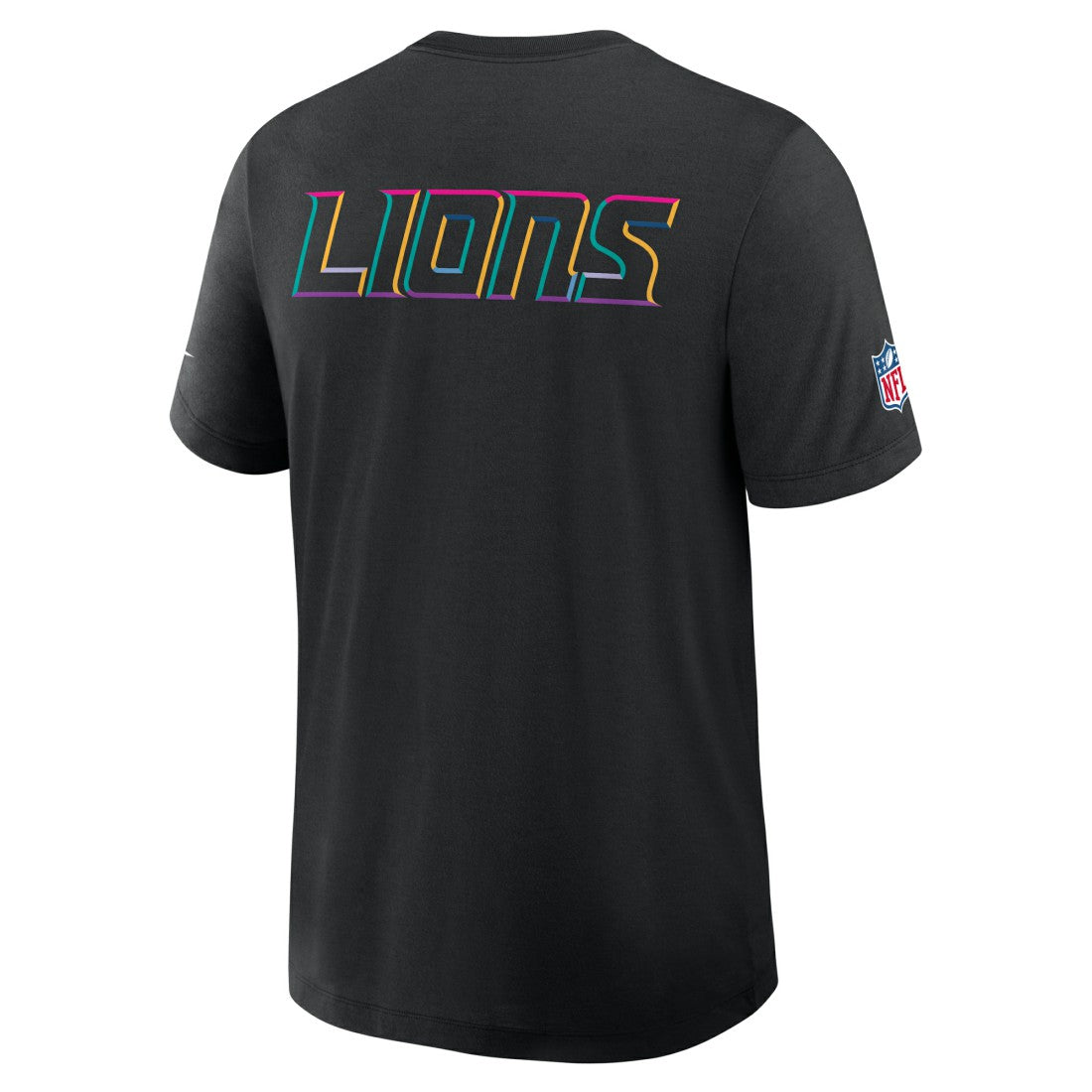Detroit Lions 2025 NFL Crucial Catch Tri-Blend Dri-FIT T-Shirt Black | Nike for Sale