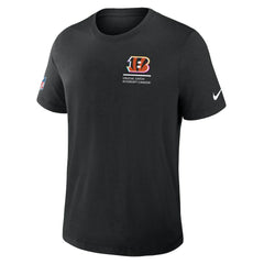 Cincinnati Bengals 2025 NFL Crucial Catch Tri-Blend Dri-FIT T-Shirt Black | Nike for Sale