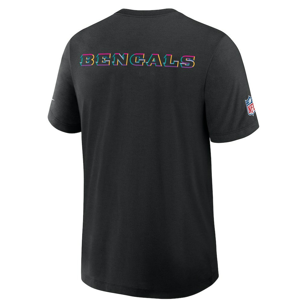 Cincinnati Bengals 2025 NFL Crucial Catch Tri-Blend Dri-FIT T-Shirt Black | Nike for Sale