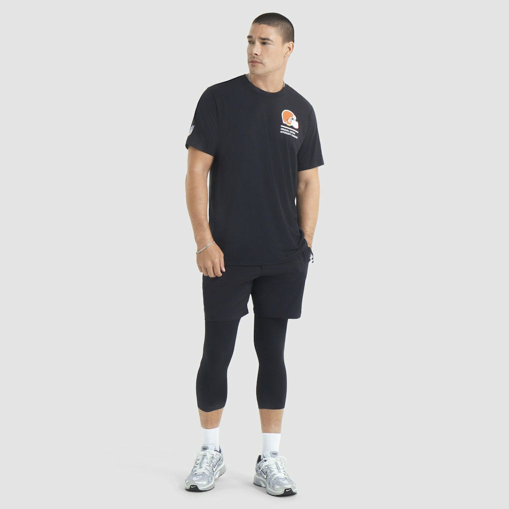Cleveland Browns 2025 NFL Crucial Catch Tri-Blend Dri-FIT T-Shirt Black | Nike for Sale