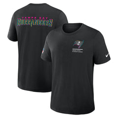 Tampa Bay Buccaneers 2025 NFL Crucial Catch Tri-Blend Dri-FIT T-Shirt Black | Nike for Sale