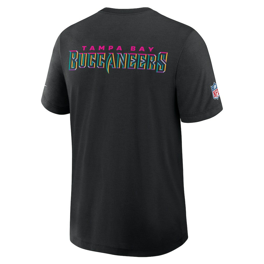 Tampa Bay Buccaneers 2025 NFL Crucial Catch Tri-Blend Dri-FIT T-Shirt Black | Nike for Sale