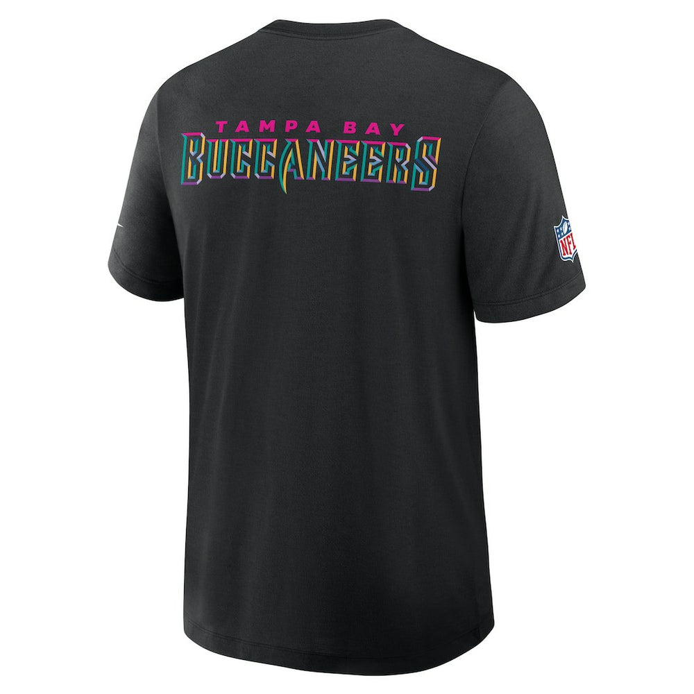 Tampa Bay Buccaneers 2025 NFL Crucial Catch Tri-Blend Dri-FIT T-Shirt Black | Nike for Sale