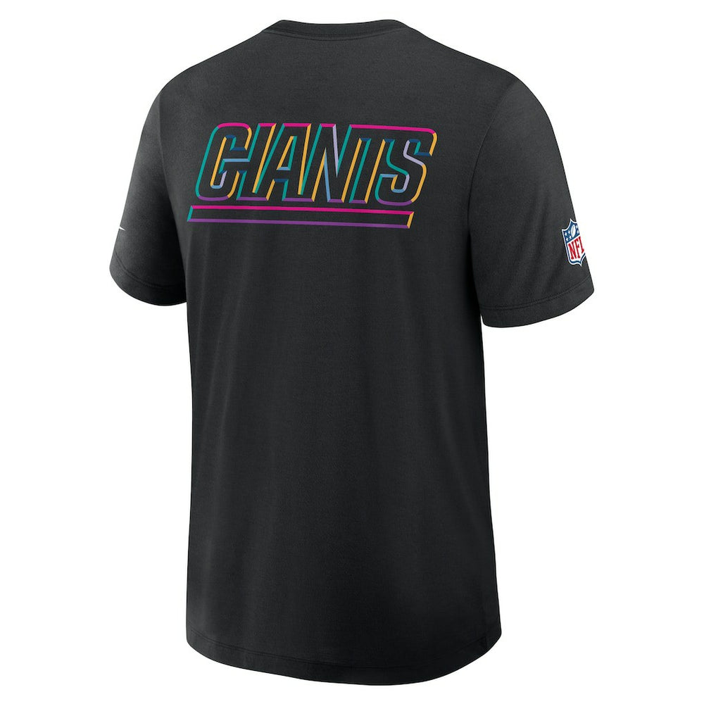 New York Giants 2025 NFL Crucial Catch Tri-Blend Dri-FIT T-Shirt Black | Nike for Sale