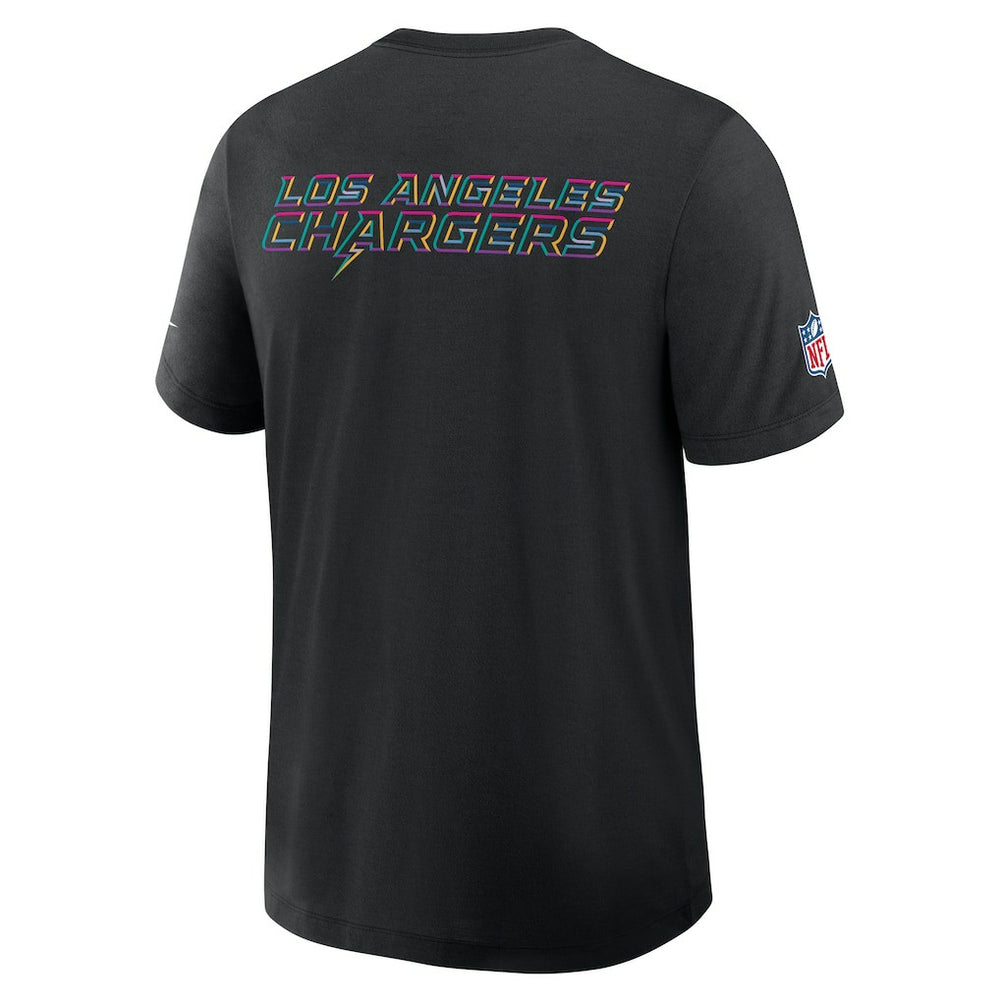 Los Angeles Chargers 2025 NFL Crucial Catch Tri-Blend Dri-FIT T-Shirt Black | Nike for Sale