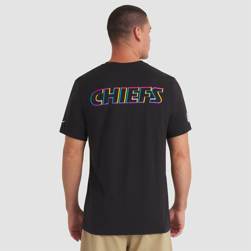 Kansas City Chiefs 2025 NFL Crucial Catch Tri-Blend Dri-FIT T-Shirt Black | Nike for Sale