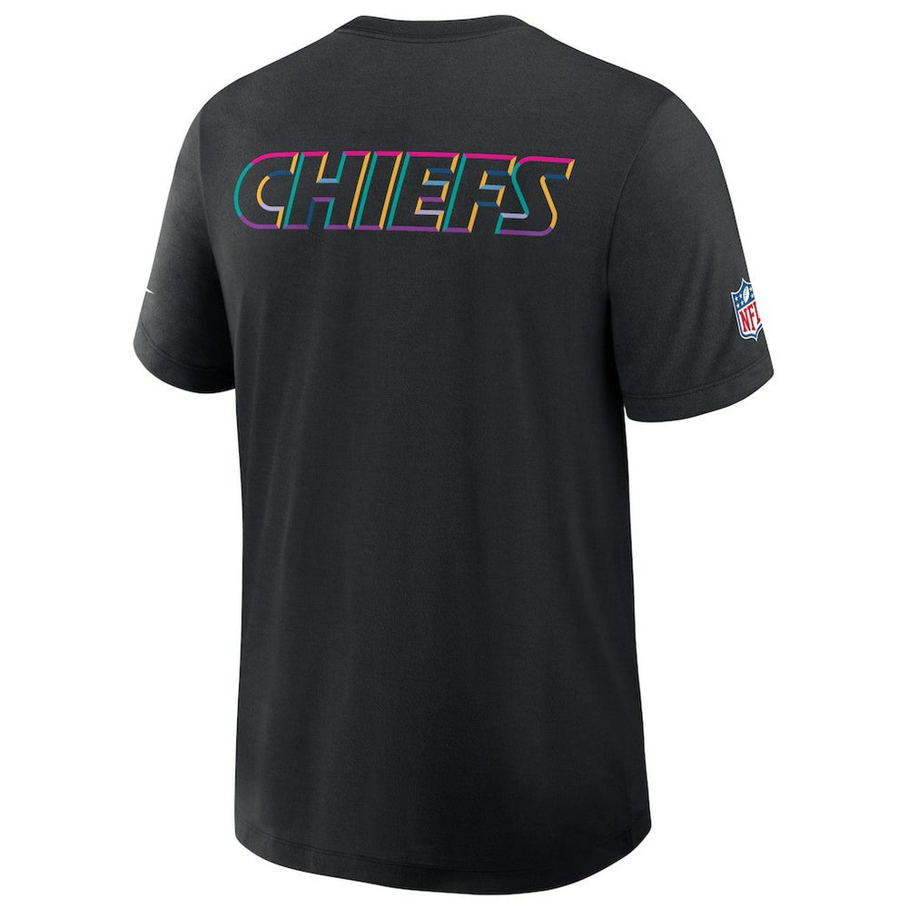 Kansas City Chiefs 2025 NFL Crucial Catch Tri-Blend Dri-FIT T-Shirt Black | Nike for Sale