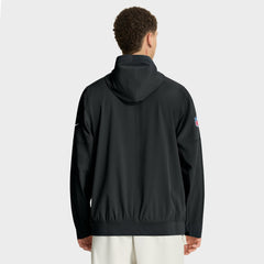 Detroit Lions Sideline Alt Pack Anorak Half-Zip Hoodie Jacket Black | Nike for Sale