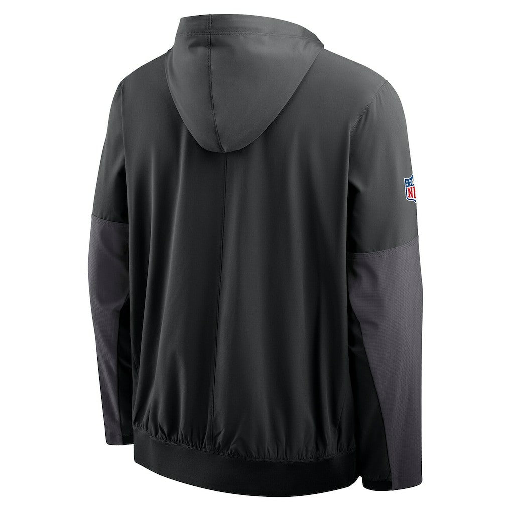 Cincinnati Bengals Sideline Anorak Half-Zip Hoodie Jacket Black | Nike for Sale