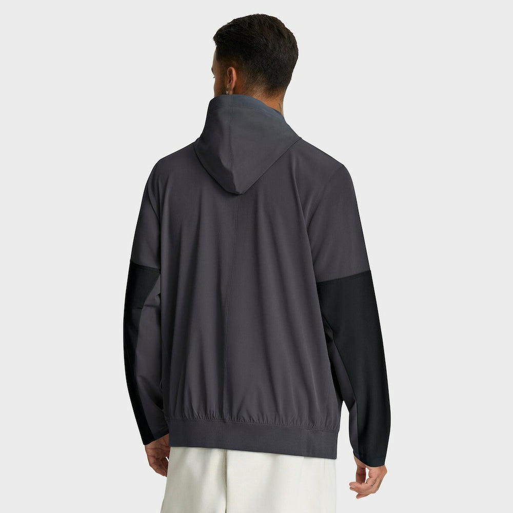 Cleveland Browns Sideline Anorak Half-Zip Hoodie Jacket Anthracite | Nike for Sale