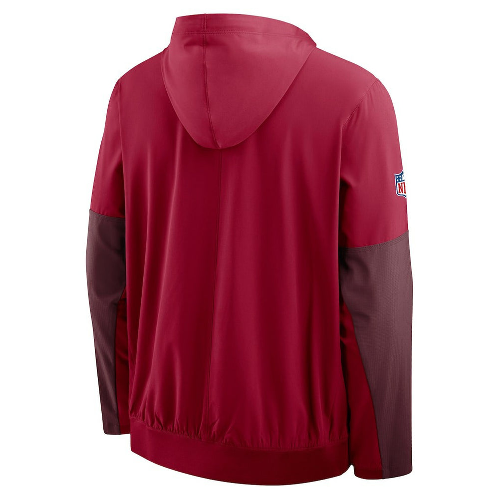 Washington Commanders Sideline Anorak Half-Zip Hoodie Jacket Burgundy | Nike for Sale