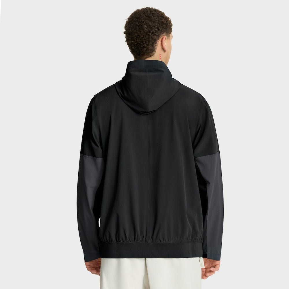 Pittsburgh Steelers Sideline Anorak Half-Zip Hoodie Jacket Black | Nike for Sale