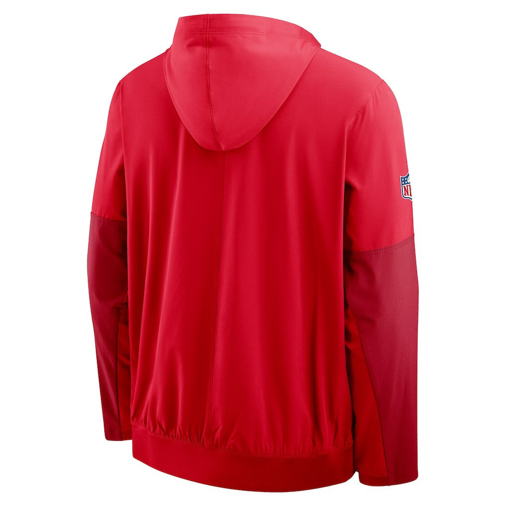Kansas City Chiefs Sideline Anorak Half-Zip Hoodie Jacket Red | Nike for Sale