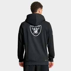 Las Vegas Raiders Sideline Standard Issue Utility Player Dri-FIT Full-Zip Hoodie Black | Nike for Sale