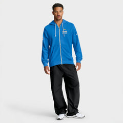 Los Angeles Chargers Sideline Standard Issue Utility Player Dri-FIT Full-Zip Hoodie Powder Blue | Nike for Sale