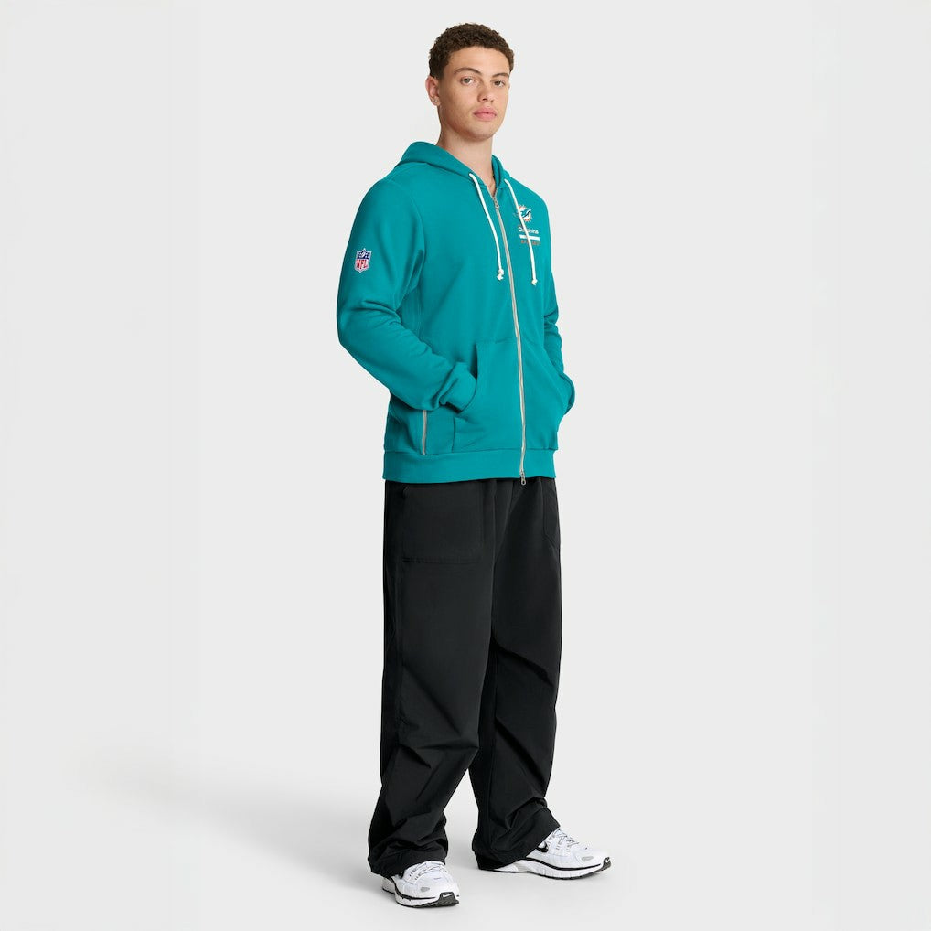Miami Dolphins Sideline Standard Issue Utility Player Dri-FIT Full-Zip Hoodie Aqua | Nike for Sale