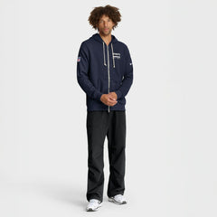 New England Patriots Sideline Standard Issue Utility Player Dri-FIT Full-Zip Hoodie Navy | Nike for Sale