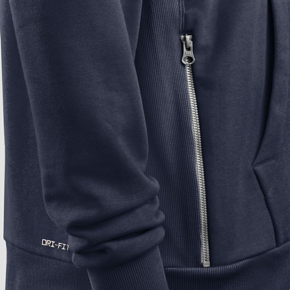New England Patriots Sideline Standard Issue Utility Player Dri-FIT Full-Zip Hoodie Navy | Nike for Sale