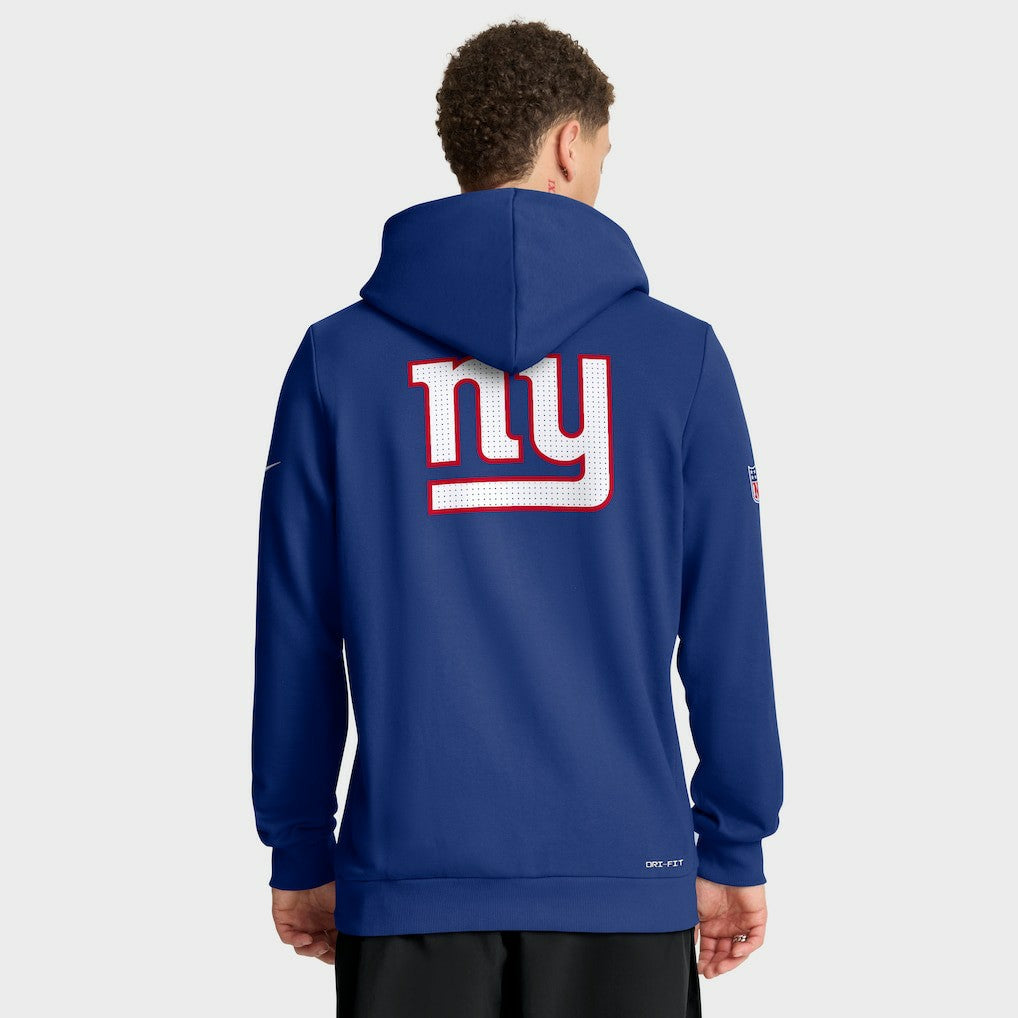 New York Giants Sideline Standard Issue Utility Player Dri-FIT Full-Zip Hoodie Royal | Nike for Sale